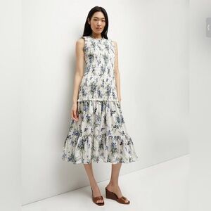 VERONICA BEARD Verena Cotton Midi Dress Sz 8